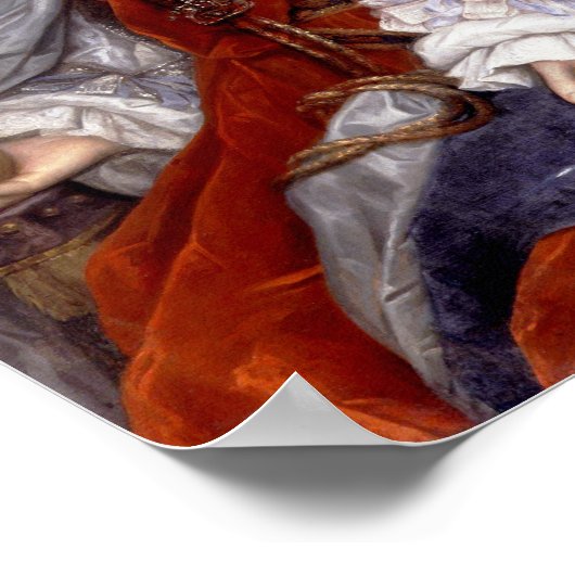 Charles II van Groot-Brittannië en Ierland Poster (Hoek)