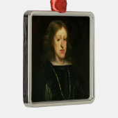Charles II van Spanje Metalen Ornament (Rechts)