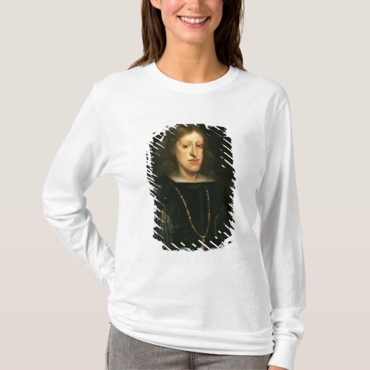 Charles II van Spanje T-shirt (Voorkant)