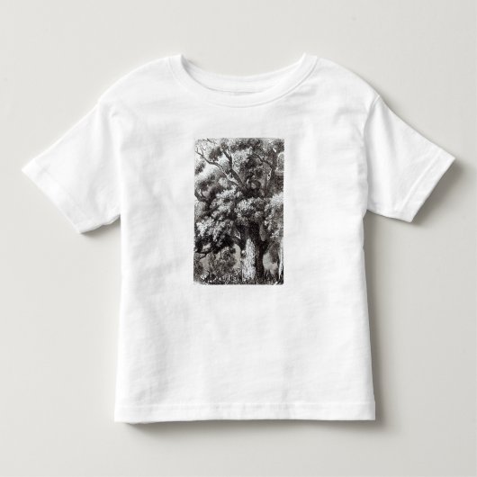 Charles II Verborgen in de eik-boom Kinder Shirts (Voorkant)