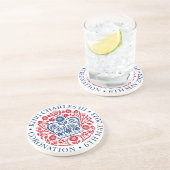 Charles III Coronation Zandsteen Onderzetter (Zijkant)