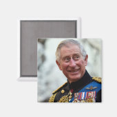 Charles III, King of England Magnet (Voorkant / Achterkant)