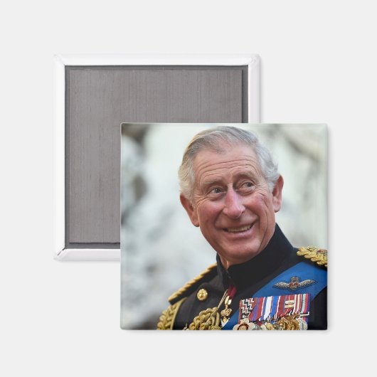 Charles III, King of England Magnet (Voorkant / Achterkant)