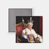 Charles III, King of England Magnet (Voorkant / Achterkant)