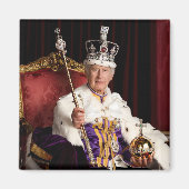 Charles III, King of England Magnet (Voorkant)