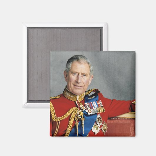 Charles III, King of England Magnet (Voorkant / Achterkant)