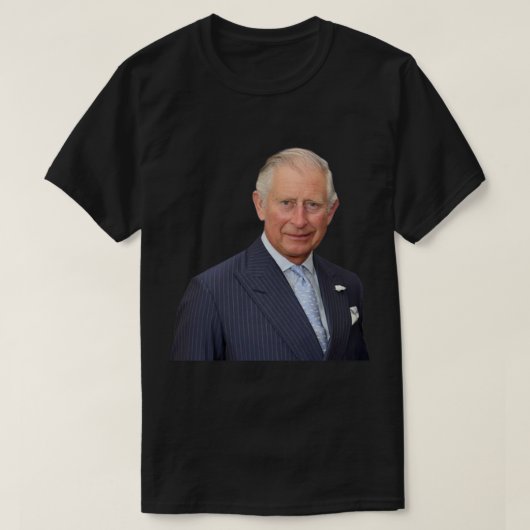Charles III King of England T-shirt (Design voorkant)