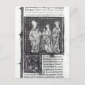 Charles III The Simple met zijn vrouw en zijn vrou Briefkaart (Voorkant)