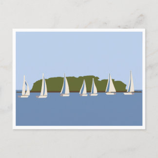 Charles Island Milford CT Briefkaart