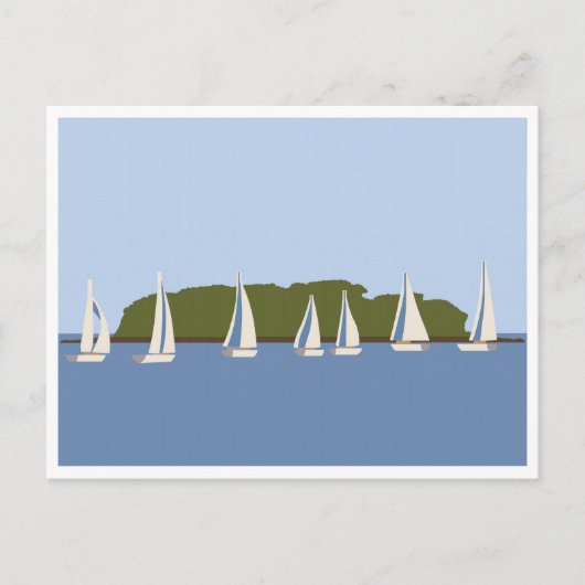 Charles Island Milford CT Briefkaart (Voorkant)