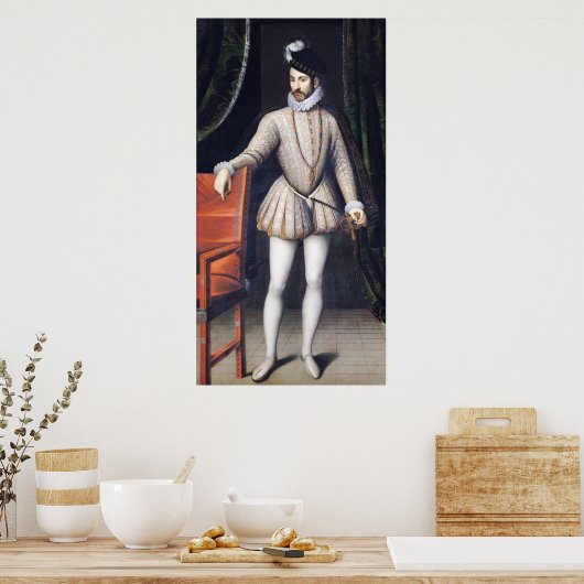 Charles IX King of France Poster (Keuken)