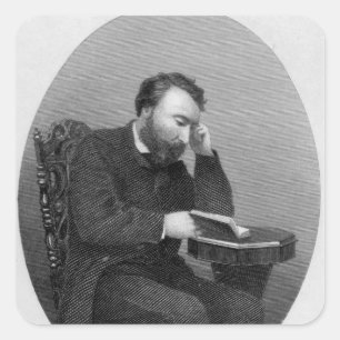 Charles J. Kickham Vierkante Sticker