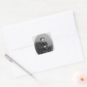 Charles J. Kickham Vierkante Sticker (Envelop)