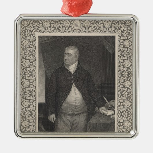 Charles James Fox Metalen Ornament (Voorkant)