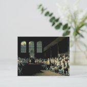 Charles James Fox over het debat Briefkaart (Staand voorkant)