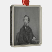 Charles John Huffam Dickens Metalen Ornament (Rechts)