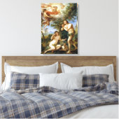 Charles-Joseph Natoire The Rebuke of Adam and Eve Canvas Afdruk (Insitu (Slaapkamer))