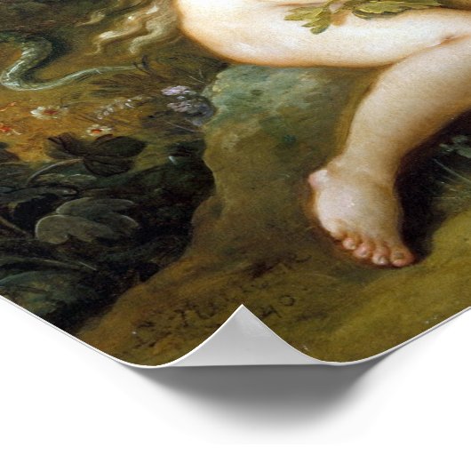 Charles-Joseph Natoire The Rebuke of Adam and Eve Poster (Hoek)