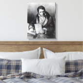 Charles-Joseph Panckouke holding Canvas Afdruk (Insitu (Slaapkamer))