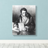 Charles-Joseph Panckouke holding Canvas Afdruk (Insitu (Houten vloer))