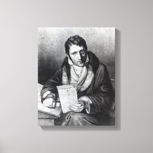 Charles-Joseph Panckouke holding Canvas Afdruk (Voorkant)