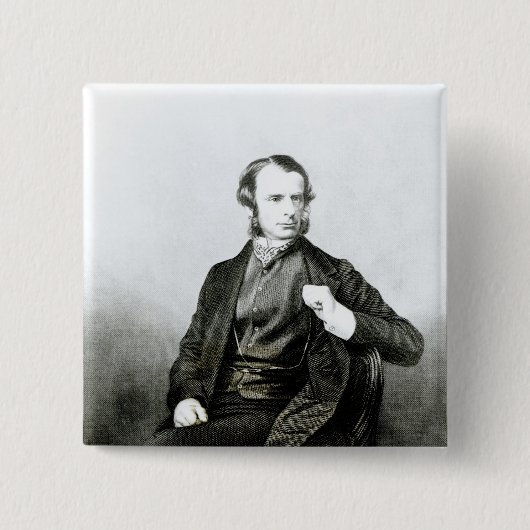 Charles Kingsley Vierkante Button 5,1 Cm (Voorkant)