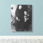 Charles Laughton als Canon Chasuble en Roger Lives Canvas Afdruk (Insitu (Houten vloer))