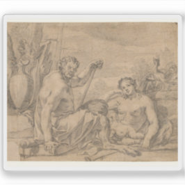 Charles Le Brun - Dageraad Sticker