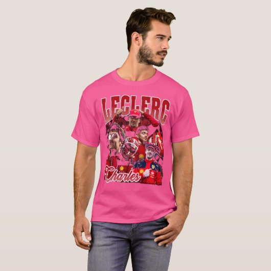 Charles Leclerc  Bootleg T-shirt (Voorkant volledig)