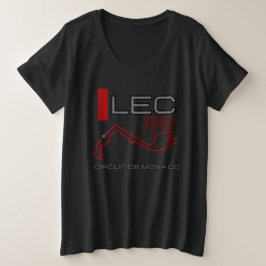 Charles Leclerc, Formule 1, Grand Prix van Monaco Grote Maat T-shirt