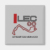 Charles Leclerc, Formule 1, Grand Prix van Monaco Magneet (Voorkant)