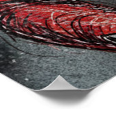 Charles Leclerc Illustration Artistic F1 Portrait Poster (Hoek)