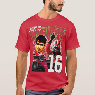 Charles Leclerc stijl T-shirt