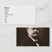 Charles Lecocq (1832-1918) van 'Galerie Contempo' Visitekaartje (Voorkant / Achterkant)