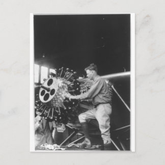 Charles Lindbergh Circa 1927 Briefkaart
