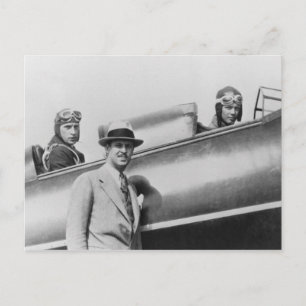 Charles Lindbergh en Fred Weick Briefkaart