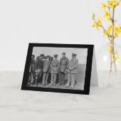 Charles Lindbergh en Orville Wright 1927 Kaart (Gele Bloem)