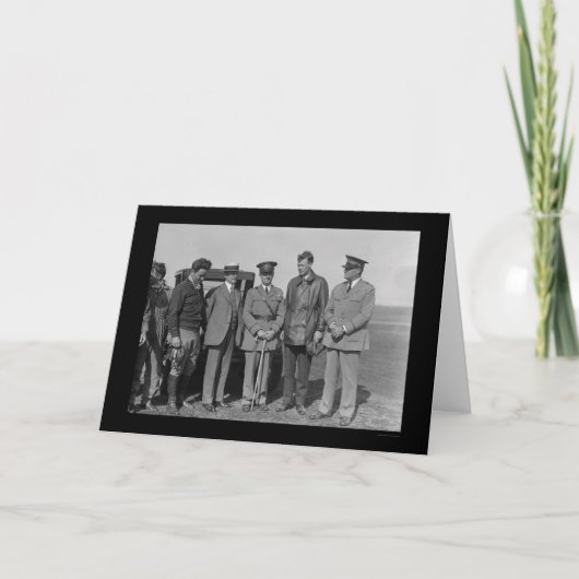 Charles Lindbergh en Orville Wright 1927 Kaart (Voorkant)