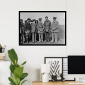 Charles Lindbergh en Orville Wright 1927 Poster (Thuiskantoor)