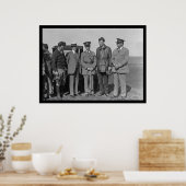 Charles Lindbergh en Orville Wright 1927 Poster (Keuken)
