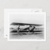 Charles Lindbergh met sergeant Briefkaart (Voorkant / Achterkant)