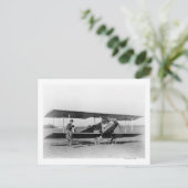 Charles Lindbergh met sergeant Briefkaart (Staand voorkant)