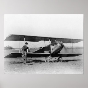 Charles Lindbergh met sergeant Poster