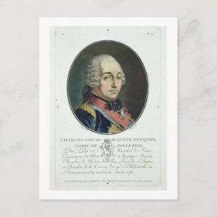 Charles-Louis-Auguste Fouquet (1684-1761) van 'Po Briefkaart