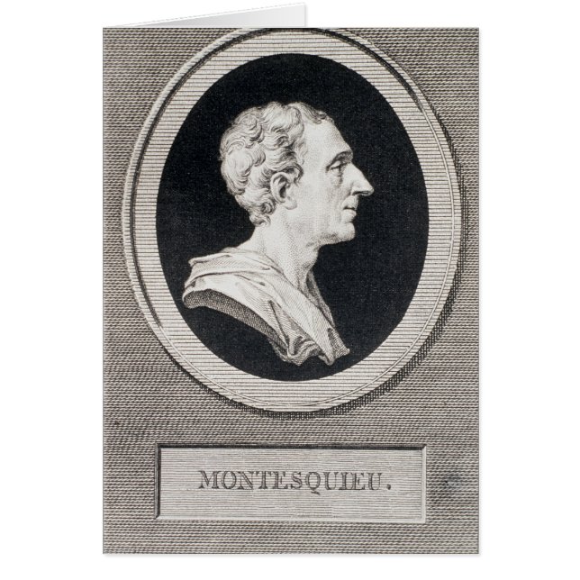 Charles Louis de Secondat, Baron de Montesquieu (Voorkant)