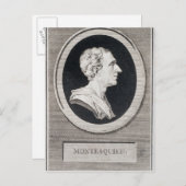 Charles Louis de Secondat, Baron de Montesquieu Briefkaart (Voorkant / Achterkant)