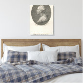 Charles Louis de Secondat, Baron de Montesquieu Canvas Afdruk (Insitu (Slaapkamer))