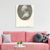 Charles Louis de Secondat, Baron de Montesquieu Canvas Afdruk (Insitu (Woonkamer))