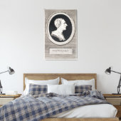 Charles Louis de Secondat, Baron de Montesquieu Canvas Afdruk (Insitu (Slaapkamer))