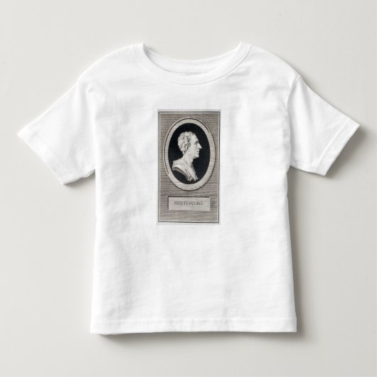 Charles Louis de Secondat, Baron de Montesquieu Kinder Shirts (Voorkant)